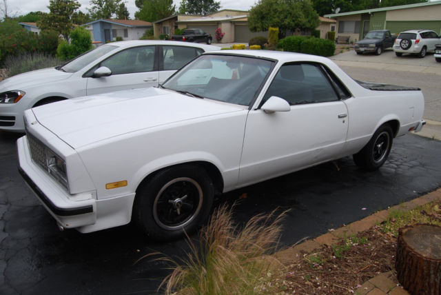 1979 White Chevrolet El Camino pickup