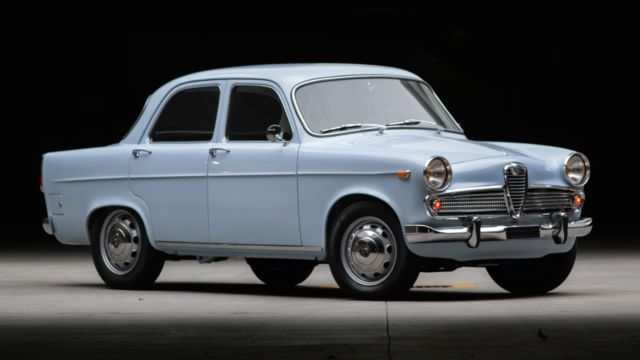 1963 Blue Alfa Romeo Giulia Sedan