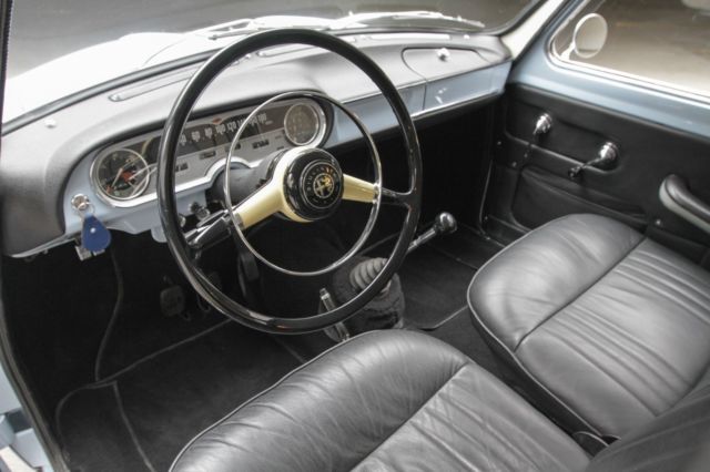 1963 Blue Alfa Romeo Giulia Sedan