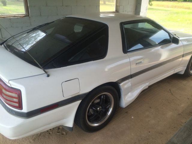 19890000 White Toyota Supra Hatchback