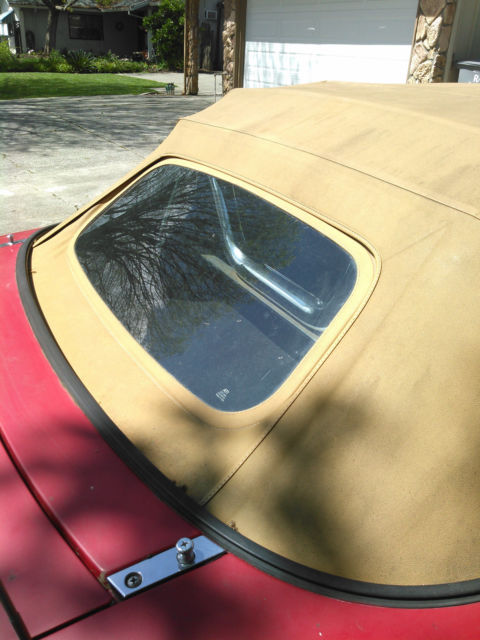 1992 Red Mazda MX-5 Miata Convertible