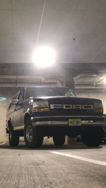 1994 Blue Ford Bronco SUV