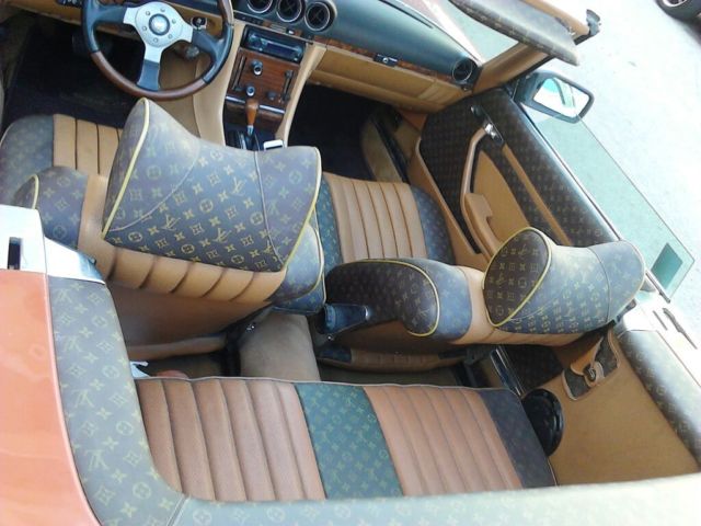 1977 English Red Mercedes-Benz SL-Class Convertible