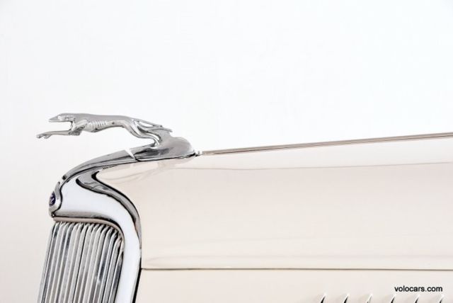 1934 White Ford Custom Convertible