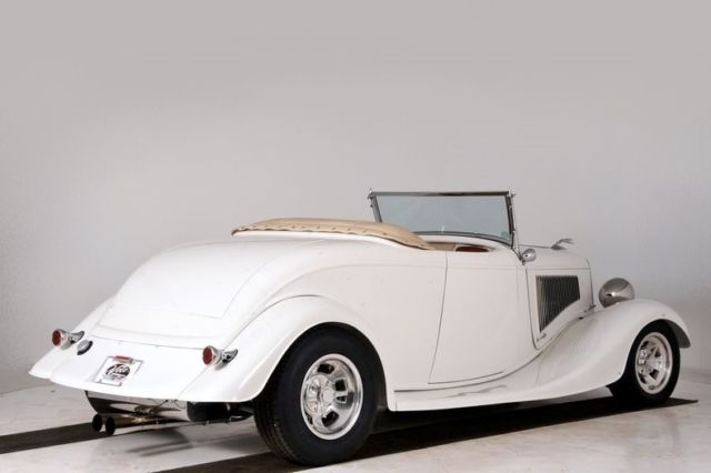 1934 White Ford Custom Convertible