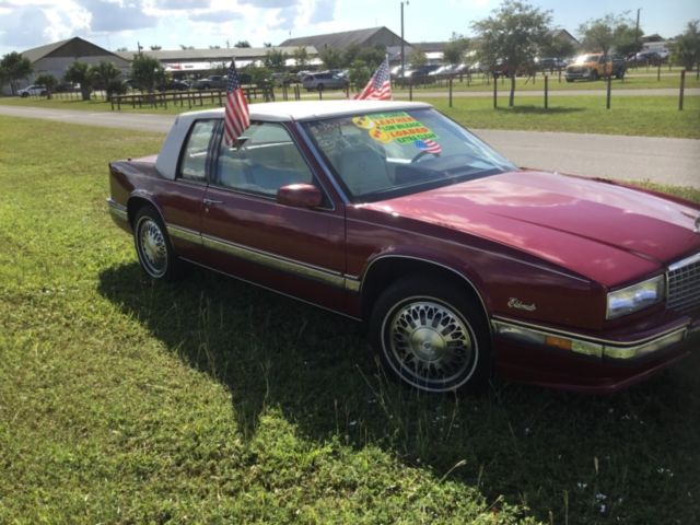 1990 Ruby Red Cadillac Eldorado