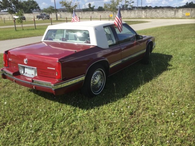 1990 Ruby Red Cadillac Eldorado