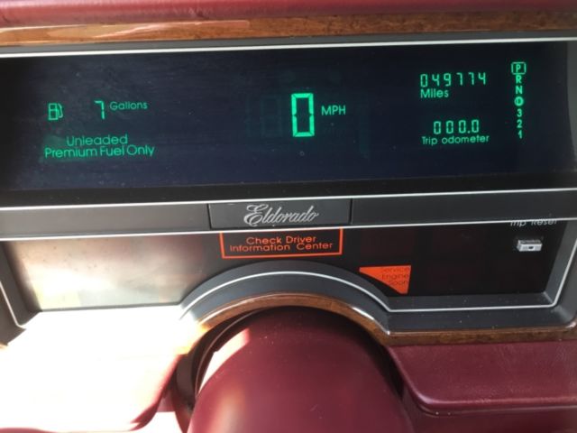 1990 Ruby Red Cadillac Eldorado