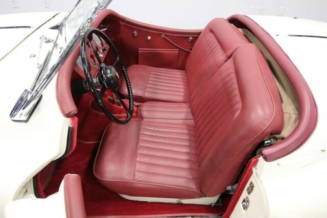 1956 White Jaguar XK Convertible