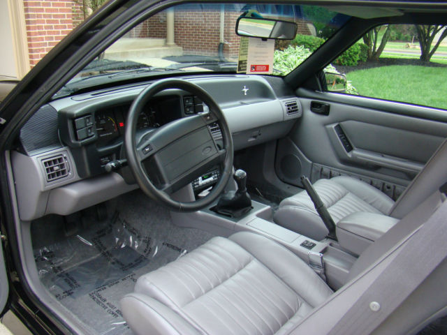 1993 Black Ford Mustang Hatchback