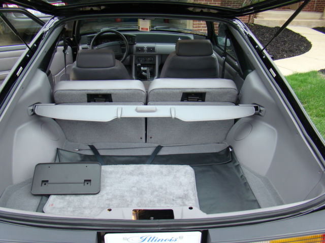 1993 Black Ford Mustang Hatchback