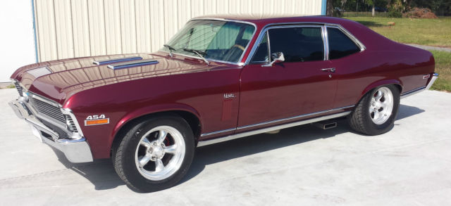 1970 RED Chevrolet Nova 2 DR 