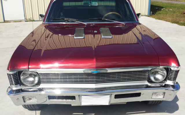 1970 RED Chevrolet Nova 2 DR 