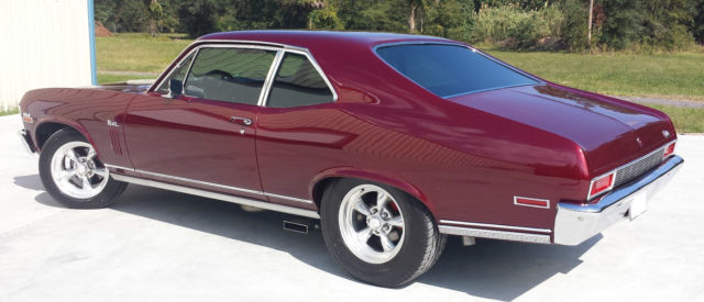 1970 RED Chevrolet Nova 2 DR 