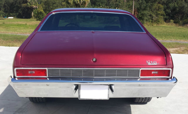 1970 RED Chevrolet Nova 2 DR 