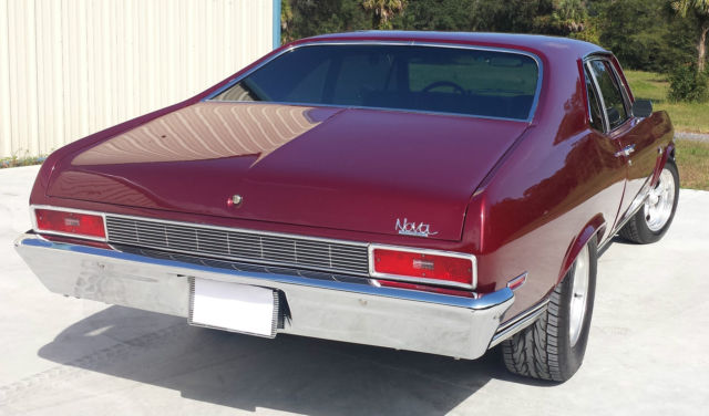 1970 RED Chevrolet Nova 2 DR 