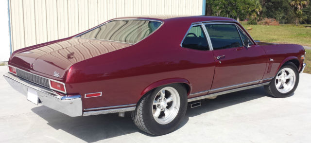 1970 RED Chevrolet Nova 2 DR 