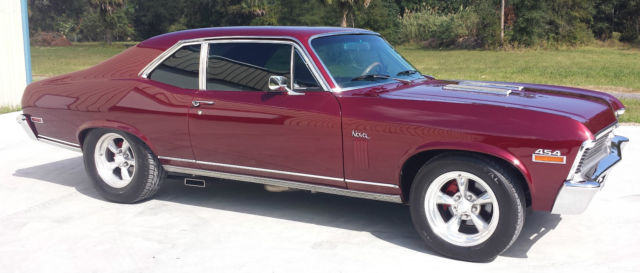 1970 RED Chevrolet Nova 2 DR 