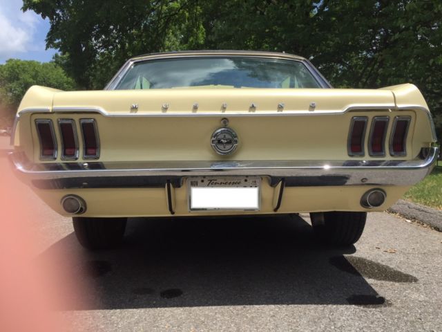 1968 Meadowlark Yellow Ford Mustang Coupe