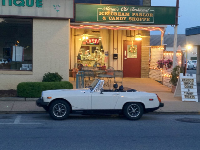 1979 Glacier White MG Midget Convertible Roadster