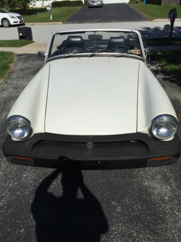 1979 Glacier White MG Midget Convertible Roadster