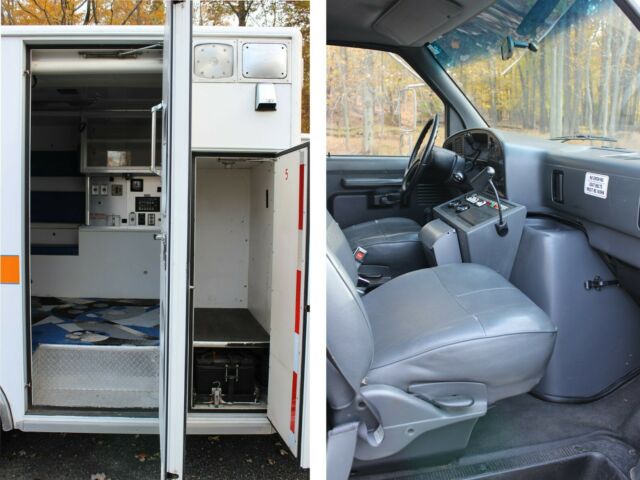 1993 White Ford E-Series Van Van Camper