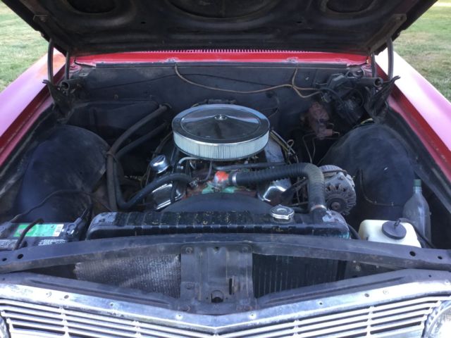 1965 Burgundy Chevrolet El Camino Standard Cab Pickup