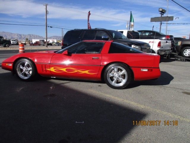 1989 red Chevrolet Corvette Coupe