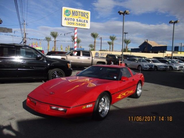1989 red Chevrolet Corvette Coupe