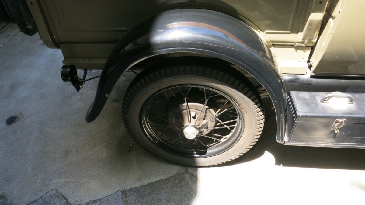 1928 Green Ford Model A Pickup Truck