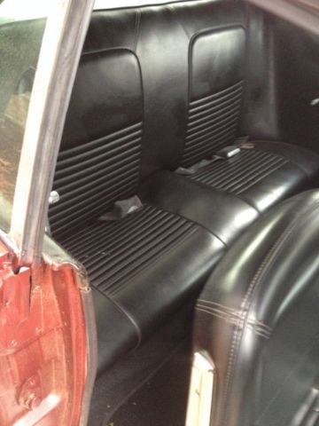 1968 Fireball Red Ford Mustang 2-door