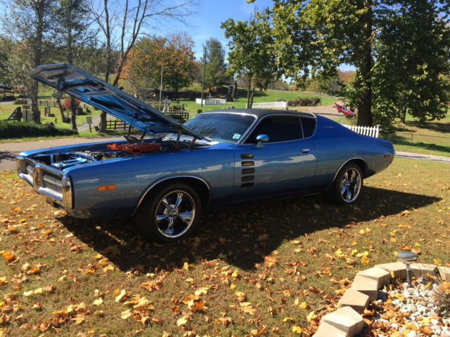 1972 Blue Dodge Charger Coupe