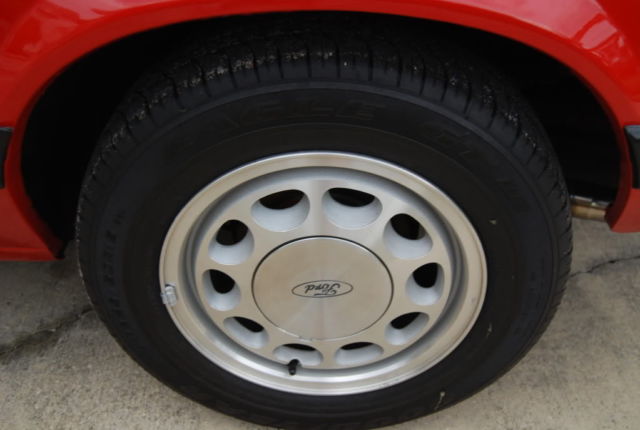 1986 Red Ford Mustang Coupe
