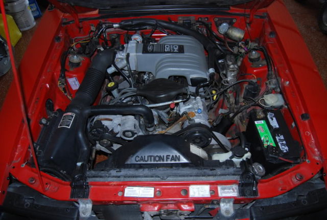 1986 Red Ford Mustang Coupe
