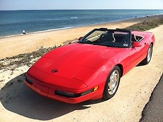 1994 Red Chevrolet Corvette Convertible