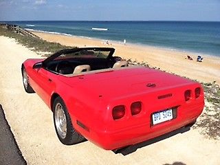 1994 Red Chevrolet Corvette Convertible