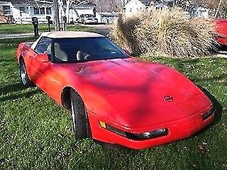 1994 Red Chevrolet Corvette Convertible