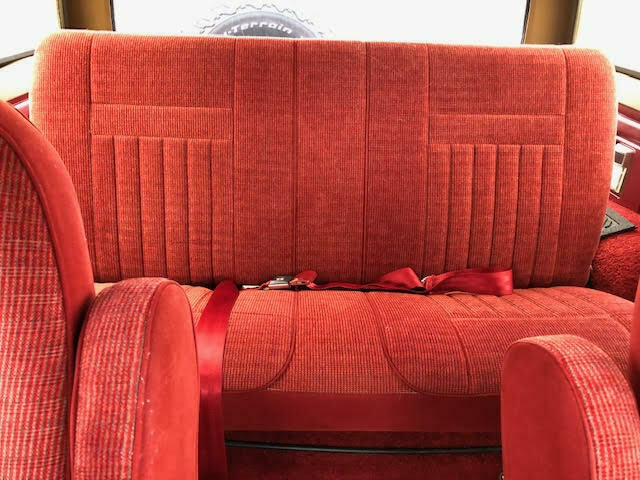 1989 Burgundy Ford Bronco Cab & Chassis