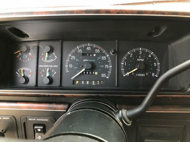 1989 Burgundy Ford Bronco Cab & Chassis