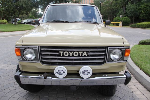 1984 Tan Toyota Land Cruiser SUV
