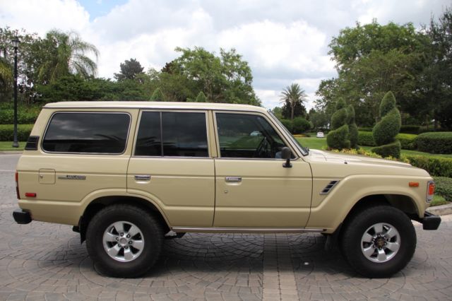 1984 Tan Toyota Land Cruiser SUV