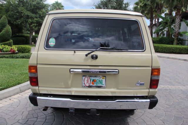 1984 Tan Toyota Land Cruiser SUV