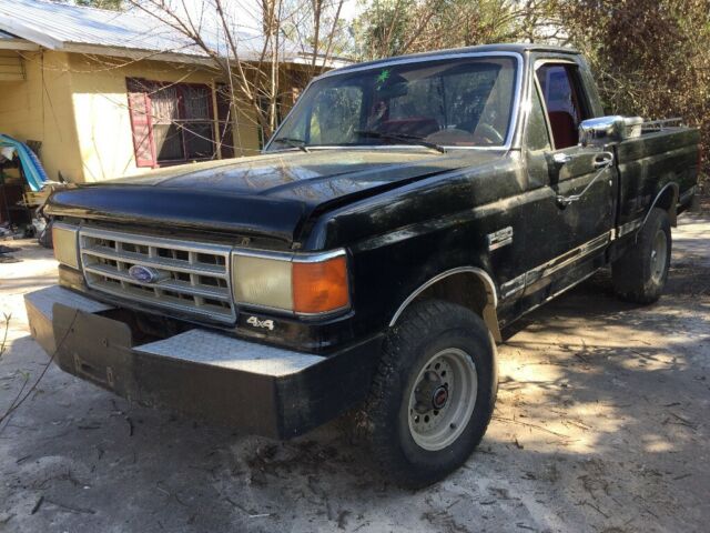 1987 Raven Black Ford F-150 Short Bed