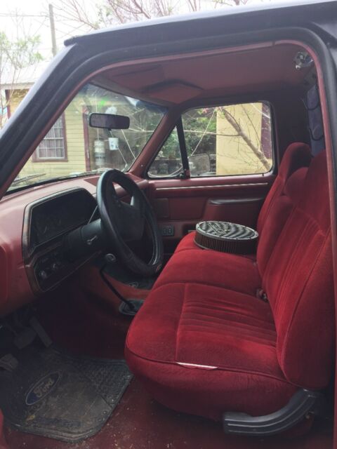 1987 Raven Black Ford F-150 Short Bed