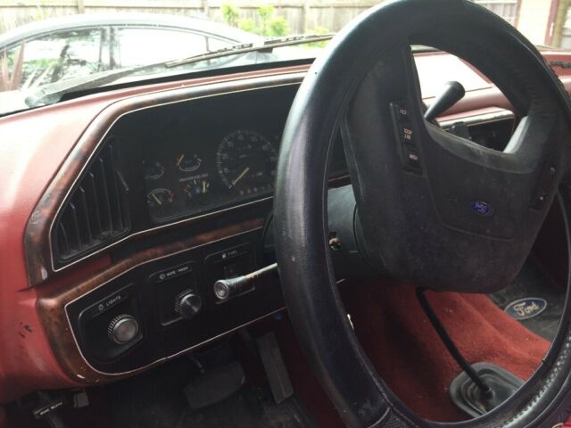 1987 Raven Black Ford F-150 Short Bed