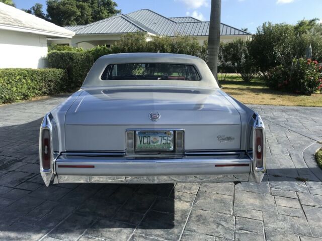1990 Silver Cadillac Brougham
