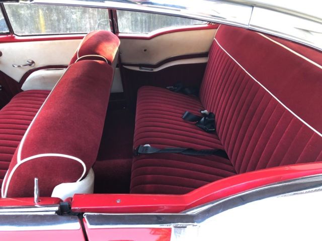 1955 Red/white Chevrolet Bel Air/150/210