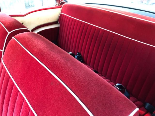 1955 Red/white Chevrolet Bel Air/150/210