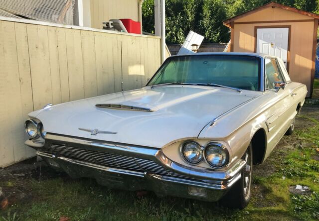 1965 White Ford Thunderbird