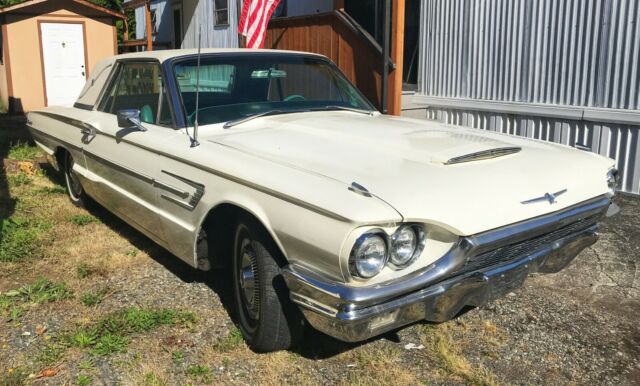 1965 White Ford Thunderbird